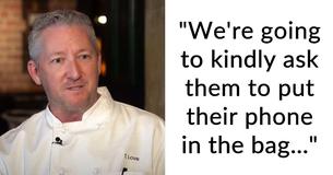Restaurant Owner Tells Customers To Keep Cell Phones In Bag While Dining