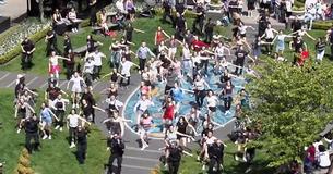 Cops Bring The Energy To 100 Students’ Performance Of ‘Uptown Funk’