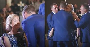 Woman With ALS And Son Fight Back Tears As His Brothers Help Her Dance On His Wedding Day