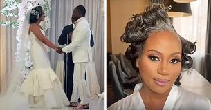 Gray-Haired Bride Embraces Natural Color On Wedding Day And Captures Internet's Eye