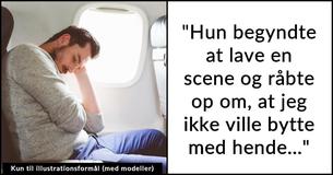 Mand fortæller en mor, at hun ikke kan få hans vinduesplads i flyet for at være sammen med hendes børn – internettet er enig med ham