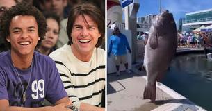 Connor Cruise Shows Off Massive 300-lb Fish He Caught