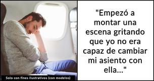 Un hombre le dice a una madre que no puede ocupar su asiento en la ventana del avión para estar cerca de sus hijos e Internet está de acuerdo