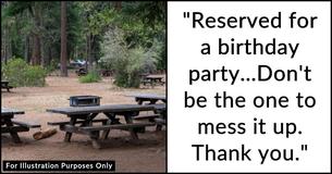 Parents Leave 'Rude And Mannerless' Note Reserving Park Bench For 4-Year-Old's Birthday Party
