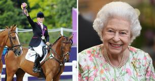 Koningin Elizabeth II vierde de Olympische overwinning van kleindochter Zara Tindall door 'in het rond te dansen'.