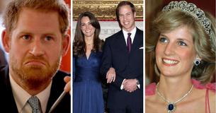 El príncipe Harry heredó el icónico anillo de compromiso de la princesa Diana, pero dejó que Kate Middleton lo tuviera