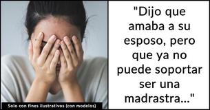 Una mujer dejó a su marido porque asumió la custodia del hijo que había tenido con otra mujer