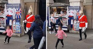 People Feel Torn Over Video Of King's Guard Shouting At Young Girl And Making Her Cry