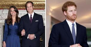 El príncipe Harry heredó el anillo de compromiso de zafiro de Diana, pero se lo dio a William para que le propusiera matrimonio a Kate