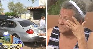 Senior Woman Lives In Her Car Outside Her House, Neighbors Learn Of Her Troubles And Step In