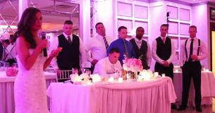 Bride Gathers 6 Police Officers To Stand By Groom In Time For Her Wedding Speech