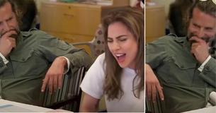 Fans Gush Over Bradley Cooper’s Reaction In Clip Of Lady Gaga Bursting Into Song At 'A Star Is Born' Table Read