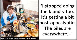 Fed-Up Mom Quits Doing Chores Around The House To Run Family Experiment