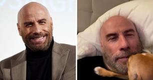 John Travolta Posts Heartwarming Video Of New Family Dog Waking Him Up With A Smile