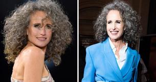 Andie MacDowell, 64, Refuses To Let Her Age Stop Her As She Rocks Her Natural Gray Curls On Paris Runway