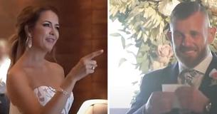 Bride Leaves Deaf Groom Puzzled As She Stops Before Walking Down The Aisle & Raises Her Hands