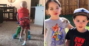 Boy In Heartrending Cancer Battle Photo Shares Incredible Bond With Sister After Getting The All-Clear