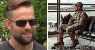 Young Soldier Stuck At Airport For 2 Days Is Overwhelmed When Stranger Buys Him A Ticket Home