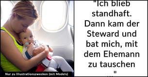 Mann fragt, ob es falsch war, "Nein" zu einer Mutter mit Baby zu sagen, die seinen extra bezahlten Sitzplatz im Flugzeug wollte