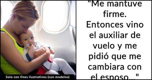 Un hombre se pregunta si se equivoca por decir "no" a una madre con un bebé que quería un asiento de avión por el que pagó extra