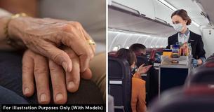 Man Pays For Tired, Elderly Couple's Meal On Their First Ever Flight, Inspires Others To 'Always Be Kind'