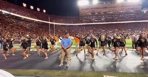 Security Worker 'Didn't Realize' He Was 'On Both Jumbotrons' When He Was Caught Dancing During Football Game