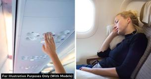 Annoyed Woman Blasts Air Vent At Passengers' Faces If They Recline Their Plane Seat