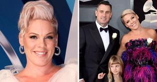 P!nk Makes The American Music Awards Red Carpet A Bonding Moment After Bringing The Whole Family