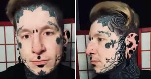 Fans Floored By Fully Tattooed Man's Before & After Photos