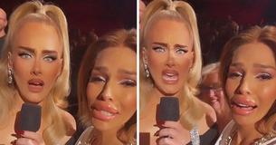 Adele Slams Dramatic Beauty Filter After Fan Turns It On While Filming Video At Star's Las Vegas Residency