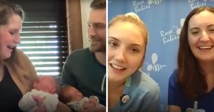 Nurses Erupt In Joyful Laughter When Mom Tells Them What She Wants To Name Her Twins