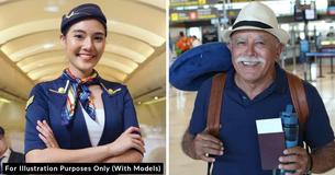 Flight Attendant Is On-Duty During Christmas, So Her Dad Bought Plane Tickets To Celebrate It With Her