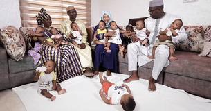 Parents Of Nonuplets Celebrate Milestone Events With Their Beautiful Babies