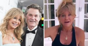 Goldie Hawn Flaunts Slim Frame In Fitness Video As Kurt Russell Says He’s ‘Still In Love’ With Her After 39 Years