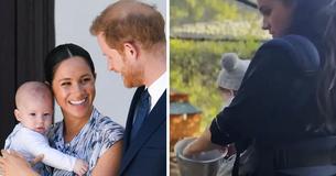 Lilibet usa um lindo acessório passado pelo irmão Archie na série 'Harry & Meghan'