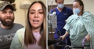 Husband Doesn’t Allow Wife’s Life Support To Be Taken Off After Emergency C-Section, Months Later She Recovers And Meets Her Son