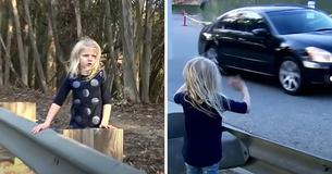 Heroic Girl, 5, Hails Down Strangers From Road And Ends Up Saving Mom And Infant Brother's Lives
