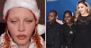 Madonna Channels ‘Santa Baby’ In A Christmas Family Photo With Her Children