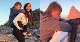 Dedicated Mother Travels Around The World With Her Disabled Son By Carrying Him On Her Back