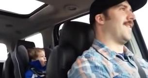 Precious Toddler Excitedly Performs Toby Keith’s ‘Should’ve Been A Cowboy’ From His Car Seat