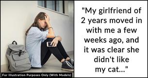 Man Wonders If He's In The Wrong For Evicting His Girlfriend Instead Of His Cat