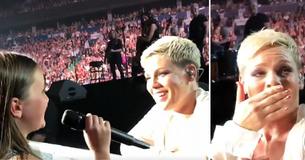 P!nk Blown Away By 12-Year-Old's 'Perfect' Voice When She Lets Her Sing During Concert