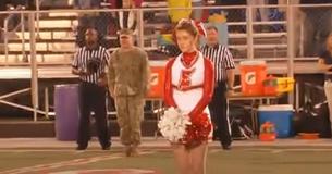 Navy Dad Surprises His Teen Cheerleading Daughter After Being Gone For 7 Months