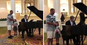 Firefighter Performs ‘Ave Maria’ For His Daughter In Hotel Lobby, Amazes Listeners With His Voice