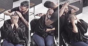 Barber Shaved Off His Hair In Support Of His Friend With Cancer Who Broke Down In Tears