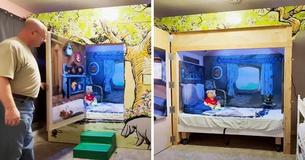 Loving Grandfather Builds Mind-Blowing Room For His Grandchild With Autism
