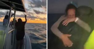 Man Miraculously Reunites With His Family After Hours Of Being Lost At Sea