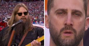 Chris Stapleton Brings Tears To Grown Fan’s Eyes During His Performance Of The National Anthem