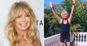 At 77, Goldie Hawn Impresses With Vigorous At-Home Exercise Routine