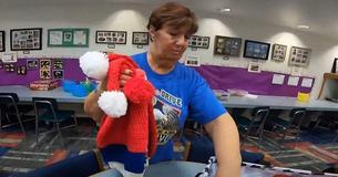 School Bus Driver Knits More Than 7,000 Winter Hats For Every Student Who Has Ridden Her Bus